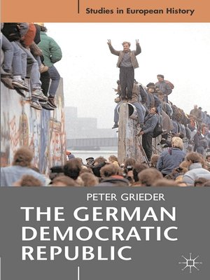 cover image of The German Democratic Republic